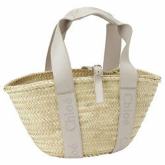 Chloe Sense Gray Wild Tote Basket Bag - Picture 1 of 3